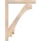 Ekena Millwork Imperial Block Smooth Bracket w/ Offset Brace, Douglas Fir, 5 1/2"W x 36"D x 48"H BKT0604X36X48IMP05SDF - alternate 2